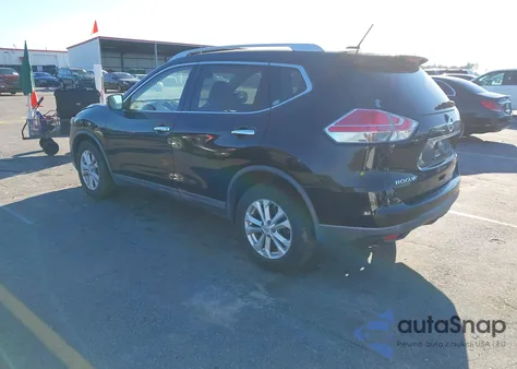 2015 Nissan Rogue Sv from USA, damaged, VIN KNMAT2MT7FP507621